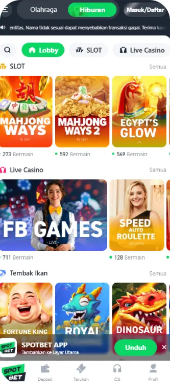 Slot Gacor SPOTBET